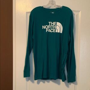 The North Face Teal Crew Neck Long Sleeve